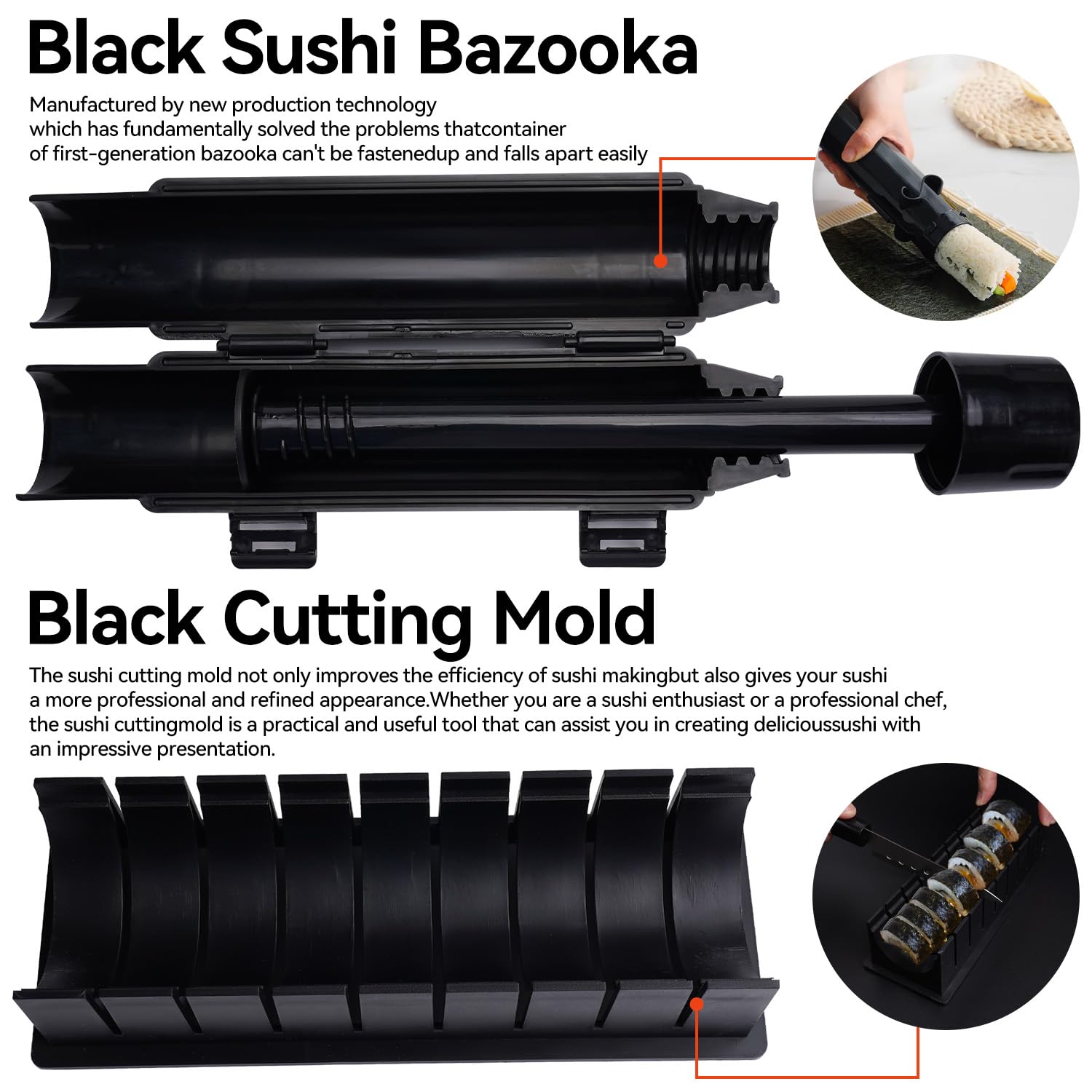IELEK conjunto sushi cuchillo permite cortes limpios y precisos