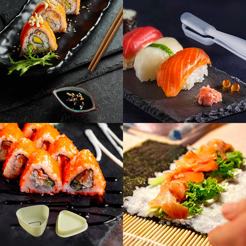 IELEK conjunto sushi extensor-de-arroz distribuye arroz uniformemente