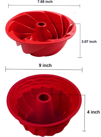IELEK molde silicona antiadherente para repostería, limpieza rápida tras hornear