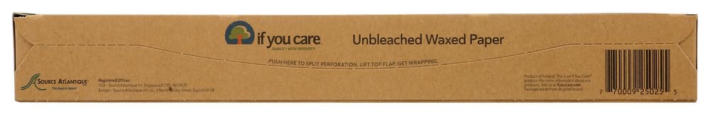 If You Care papel encerado rodillo biodegradable para envolver alimentos
