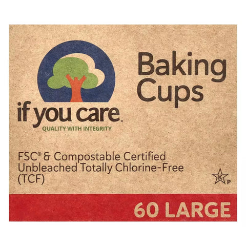 If You Care conjunto-3-cajas-60-tapas-hornear; perfecta para hornear porciones múltiples.