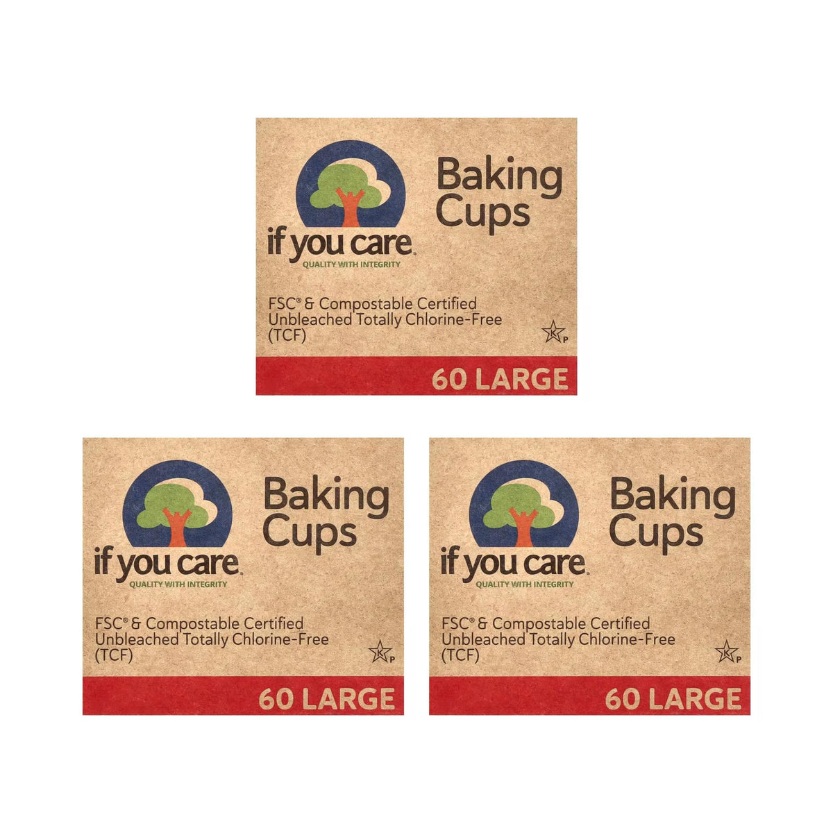 If You Care tapas-hornear-grandes sin-blanqueado; hornea muffins sin sabor residual.