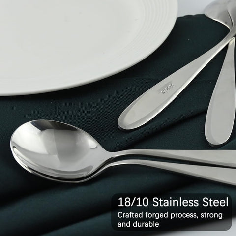 IFERRENS cucharas-sopa-18-10 aptas para lavavajillas y limpieza rápida.
