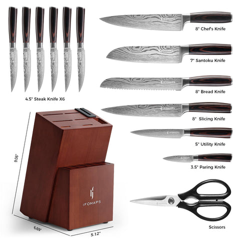 ifomaps cuchillo chef alta precisión, para cortes limpios y precisos.