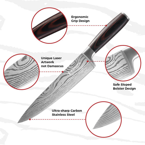 ifomaps cuchillo para despiece, corte preciso en carnes.