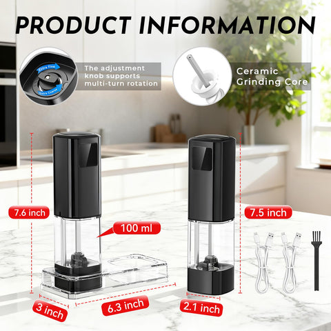 IFONPY cables USB-C incluidos para recarga en cualquier momento
