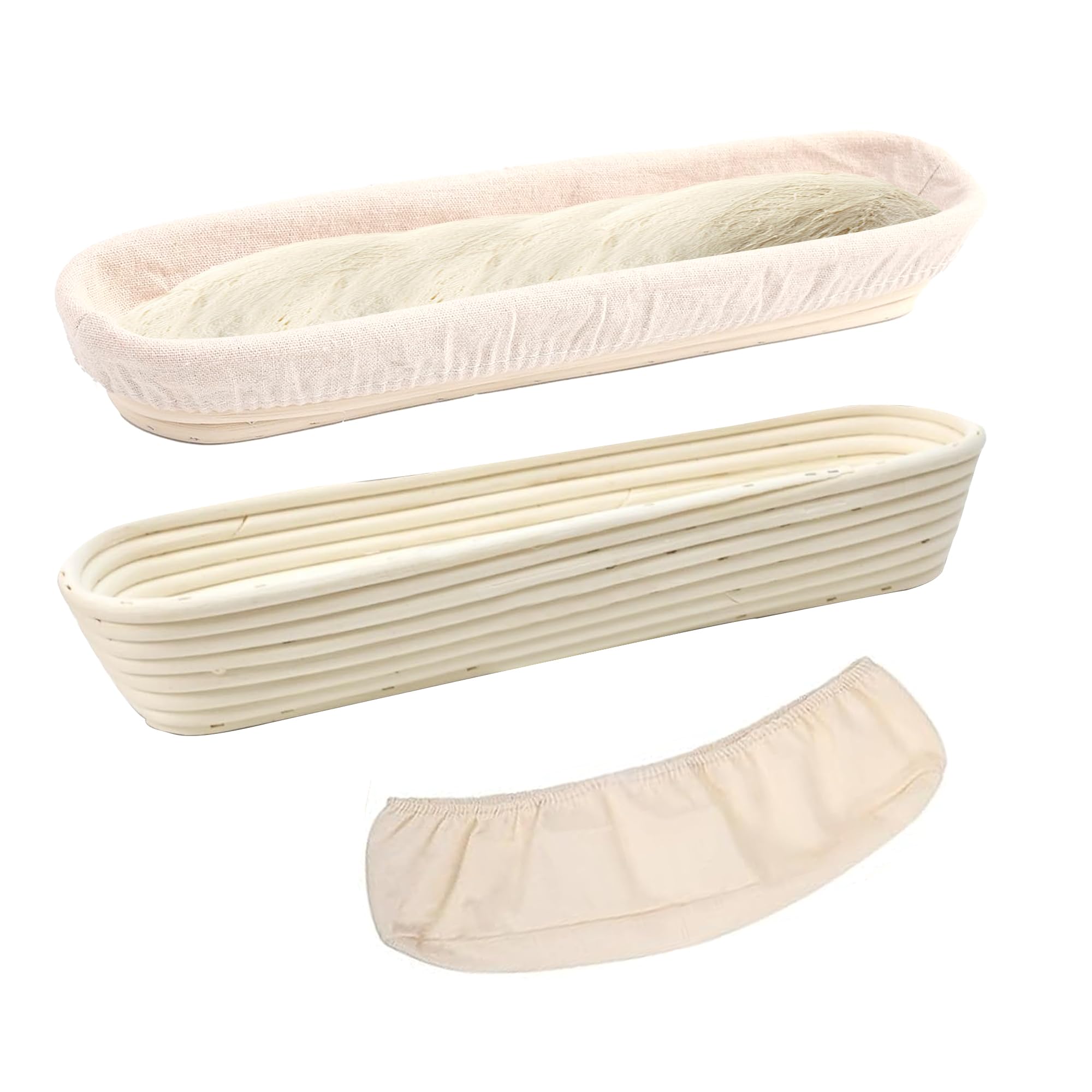 Ifory Banneton – cesta para baguette de 15 pulgadas para un levado uniforme