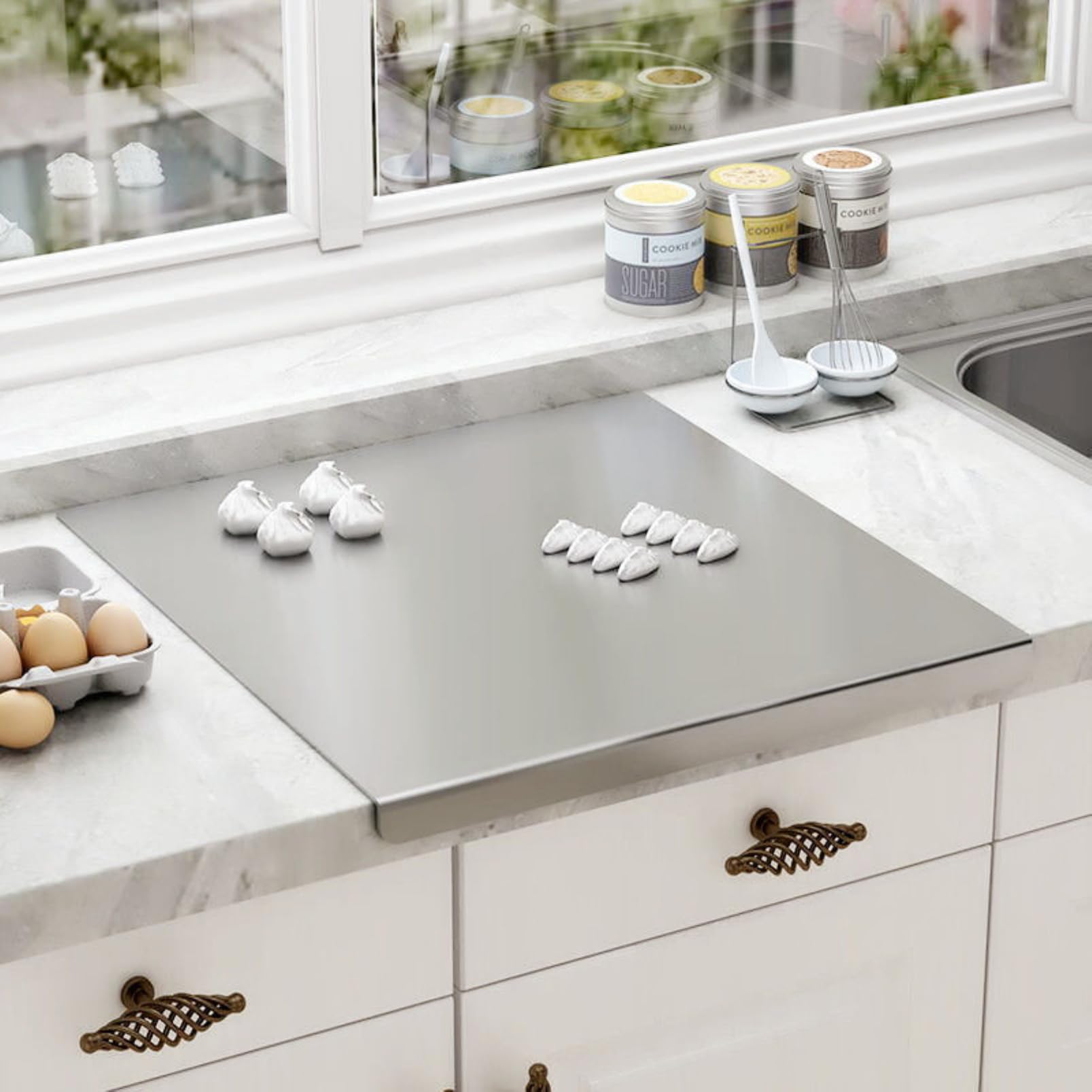 Tablero Ifowip 70x40 cm, superficie amplia para cocinas grandes