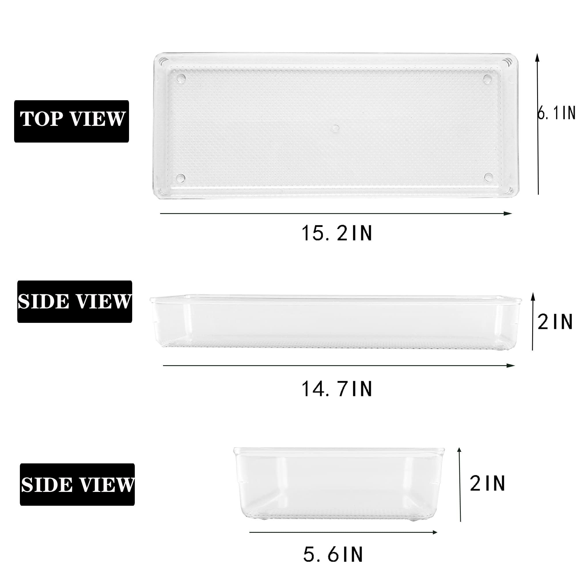 ihomecooker Organizador de cubiertos 15x6 para acceso rápido.