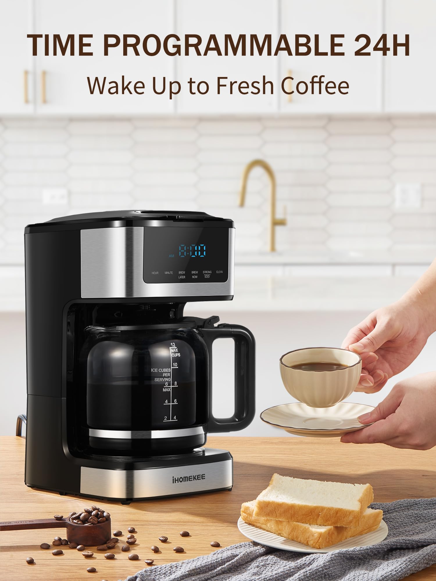 Función de café helado de Ihomekee para bebidas refrescantes