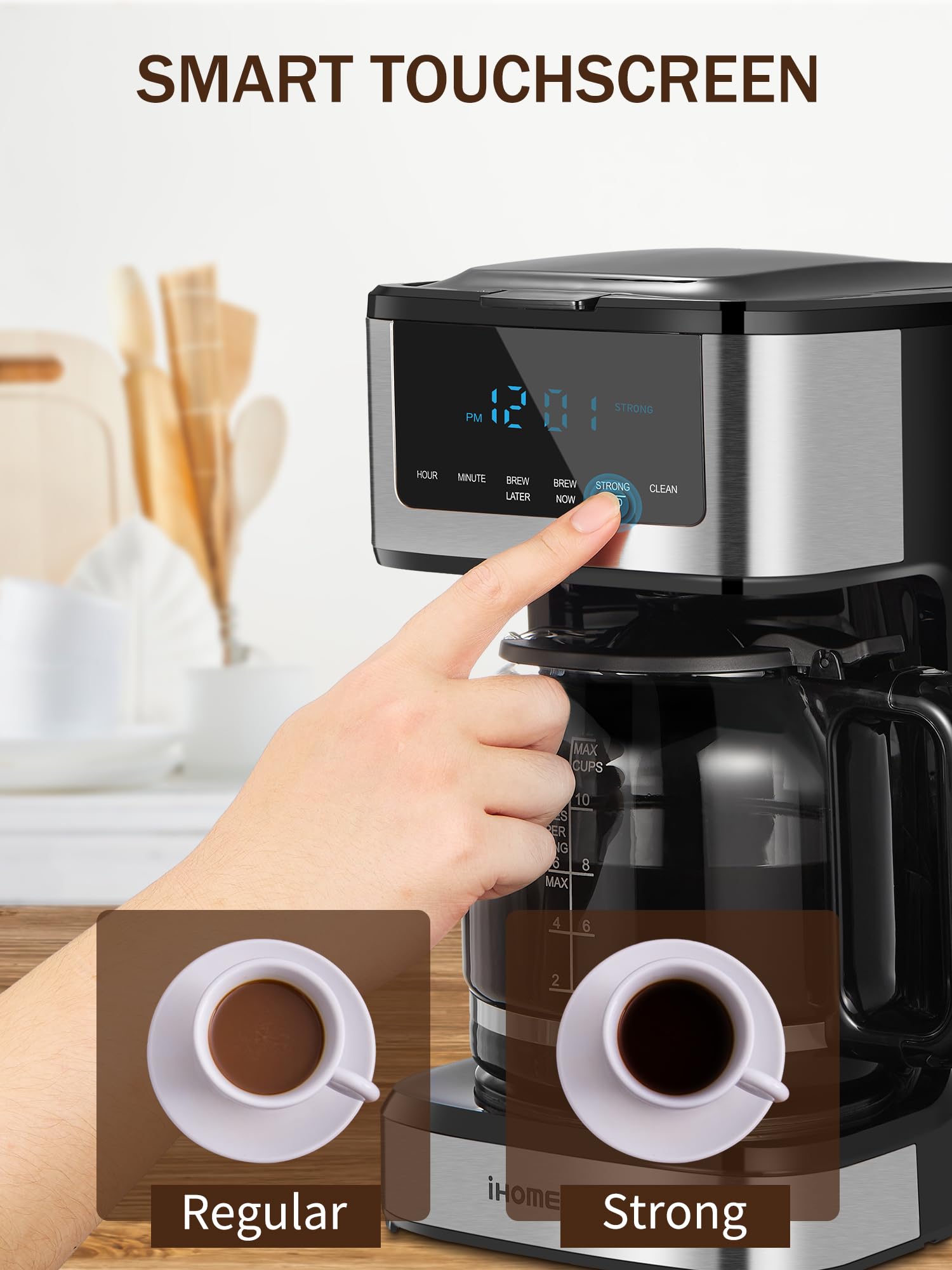 Diseño en negro y acero inoxidable de Ihomekee para la cocina