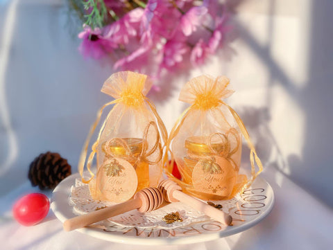 IIKUM bolsas regalo doradas, envoltorio festivo para agradecer.