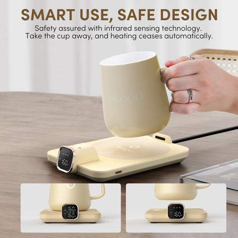 Ikago sensor infrarrojo y pantalla digital permiten controlar el calor
