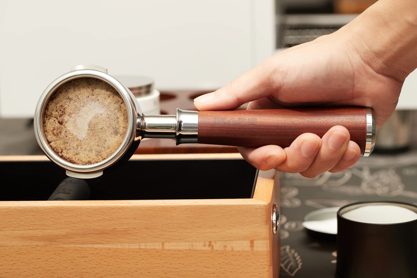 Enfoque barista IKAPE para espresso de calidad.