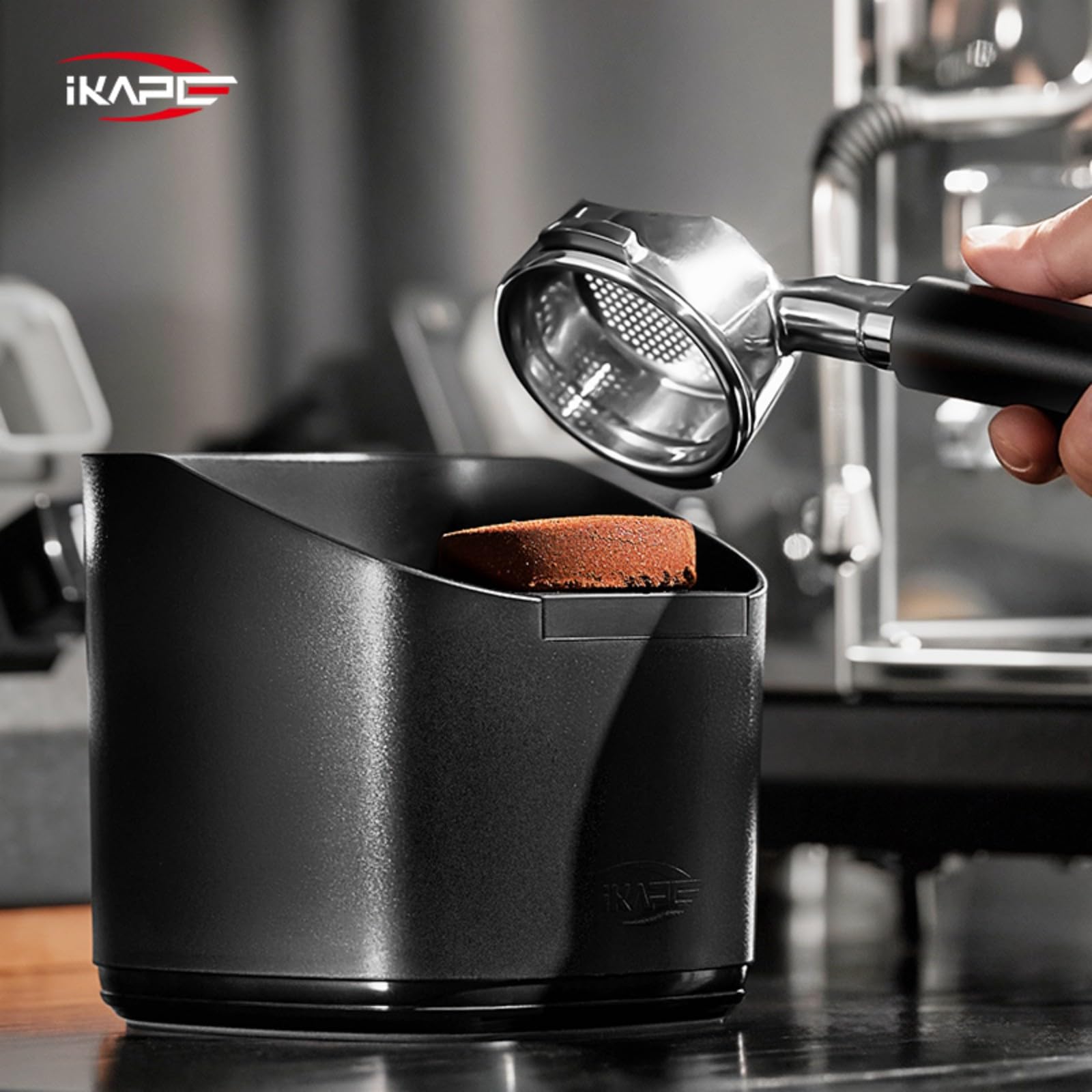 IKAPE caja para posos de café capacidad para 15 discos, ideal para casa.
