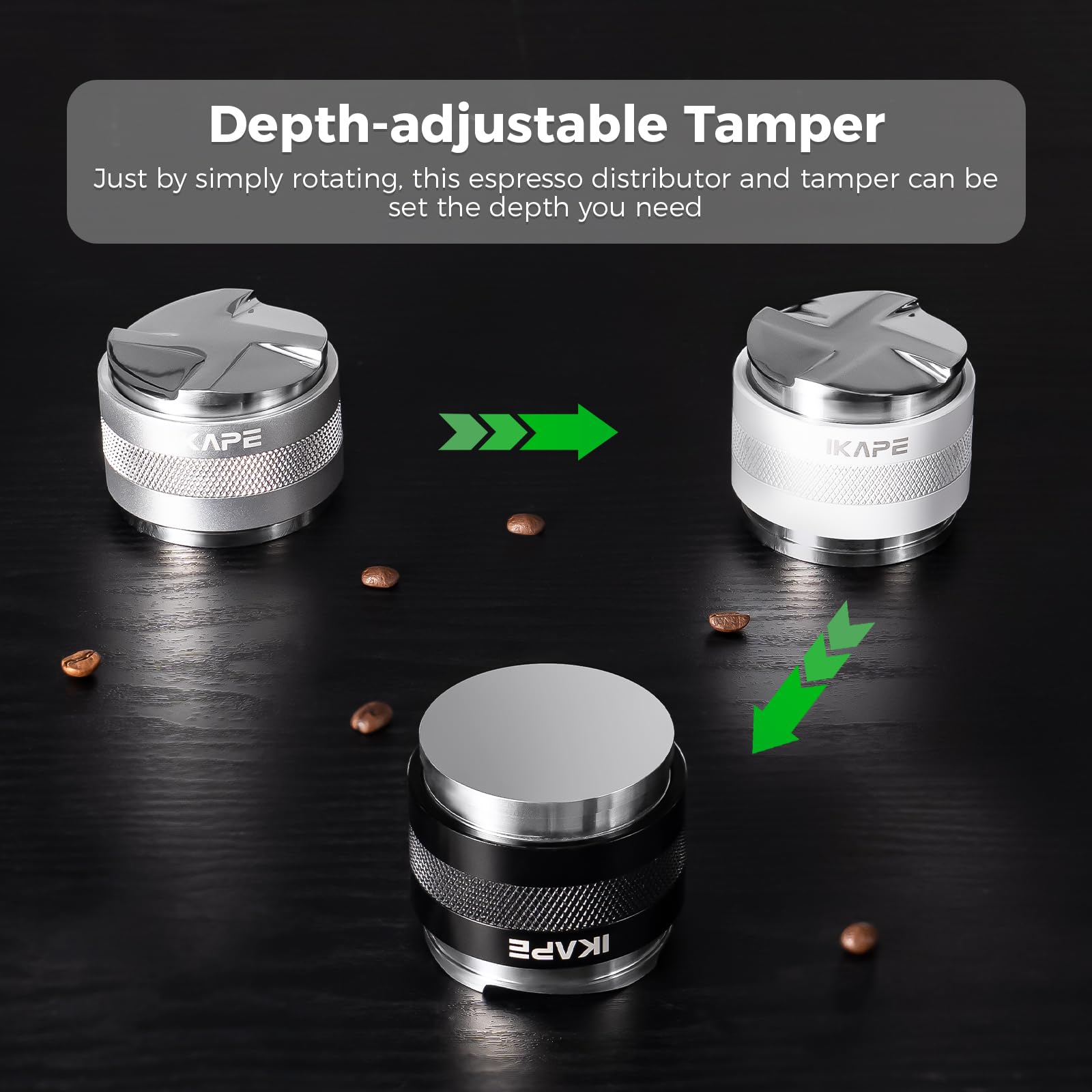 IKAPE compatibilidad 54 mm Breville para portafiltros populares.