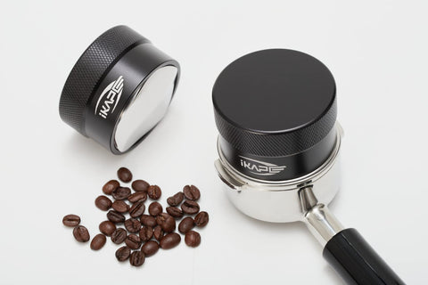 IKAPE distribuidor espresso diseño espiral cuatro cuchillas: mejora la distribución.