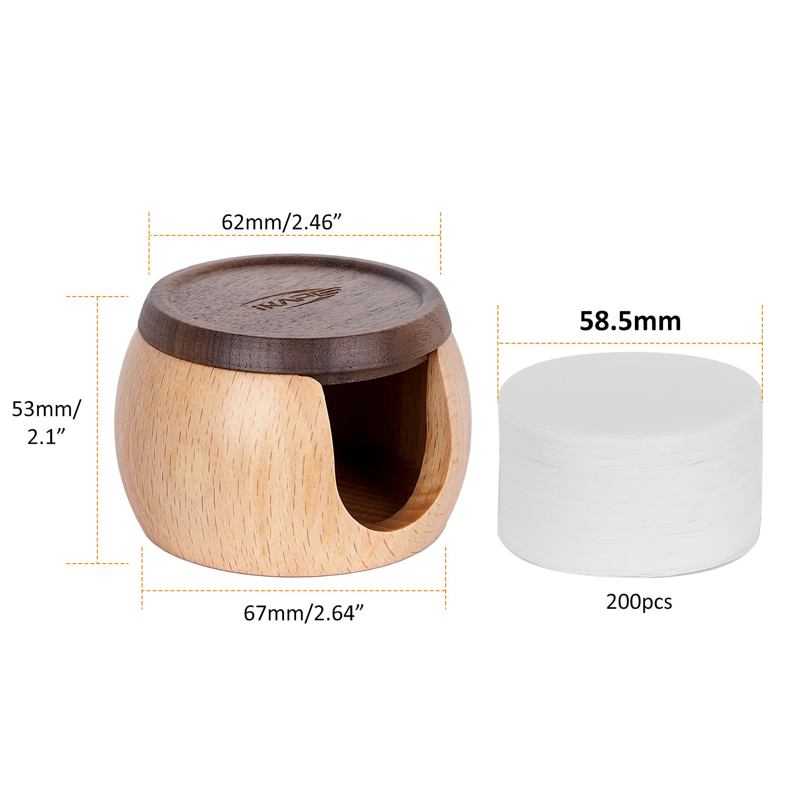 Filtros IKAPE 51mm para compatibilidad versátil y limpieza fácil.