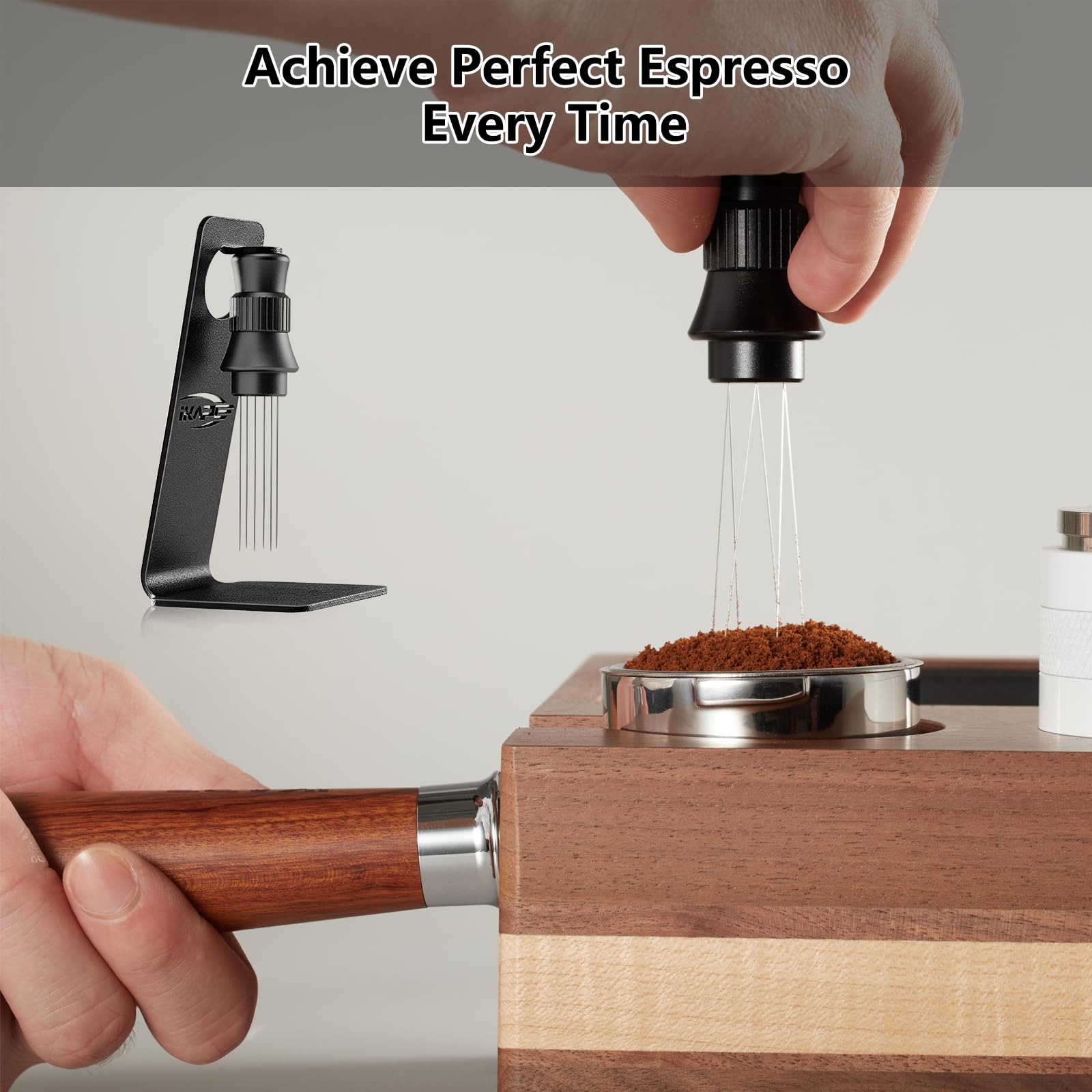 IKAPE prensador compatible para espresso 51/54/58 mm