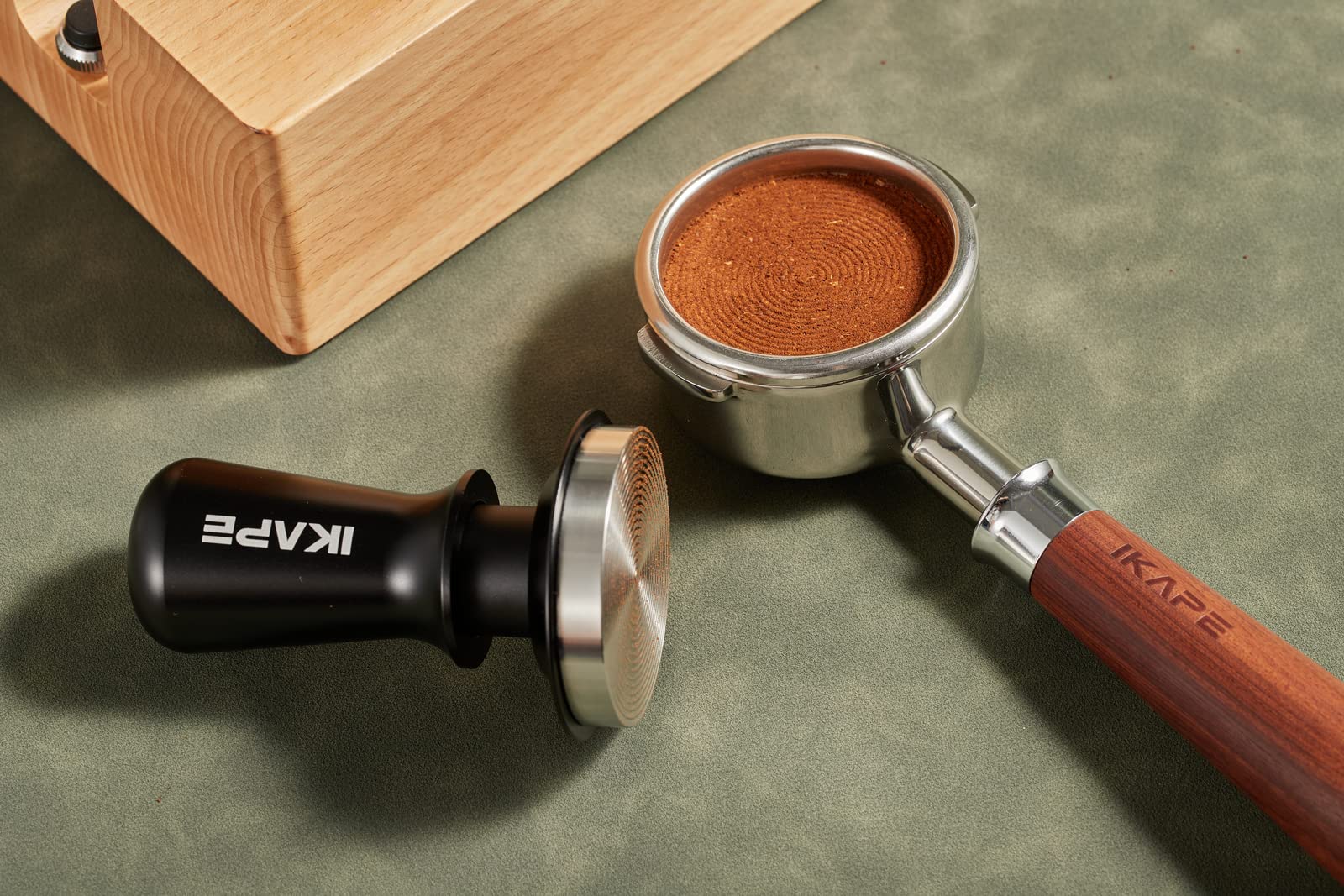 Tamper IKAPE base inoxidable para durabilidad diaria