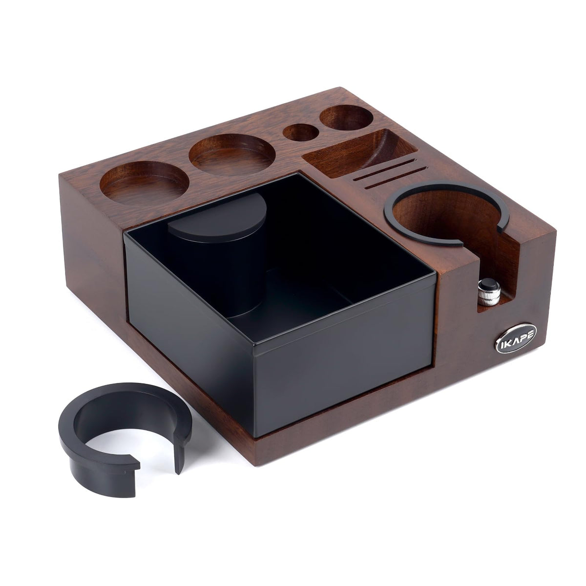 IKAPE V5 caja de golpes para espresso, organización rápida de herramientas de barista.