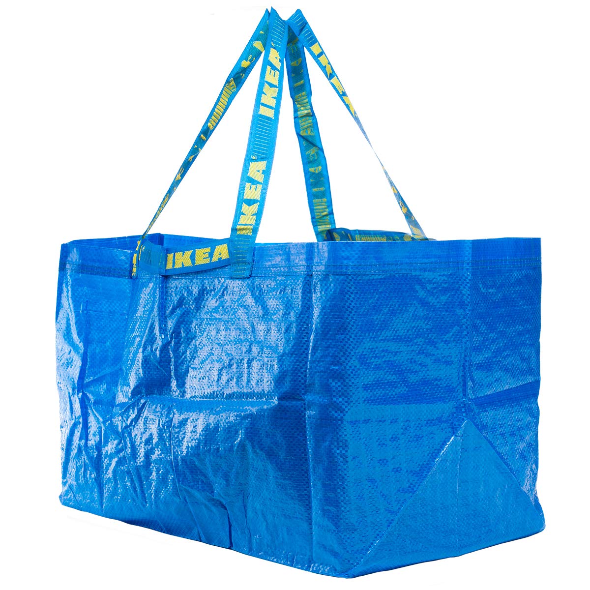 IKEA Frakta bolsa de compra grande azul, ideal para compras y mudanzas.