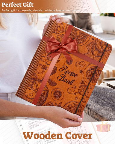 Ikedas libro de recetas en blanco, diario familiar para conservar tradiciones culinarias.