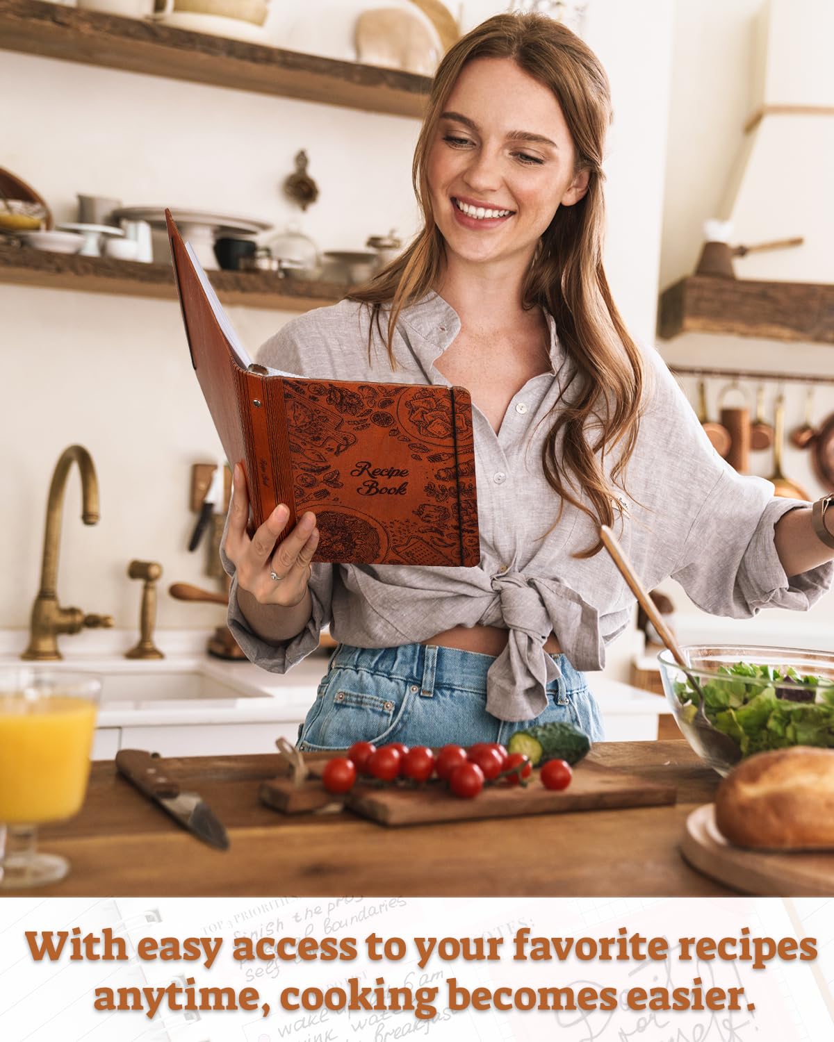 Ikedas: para heredar recetas familiares con un libro de cocina duradero.