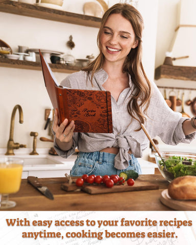 Ikedas: para heredar recetas familiares con un libro de cocina duradero.