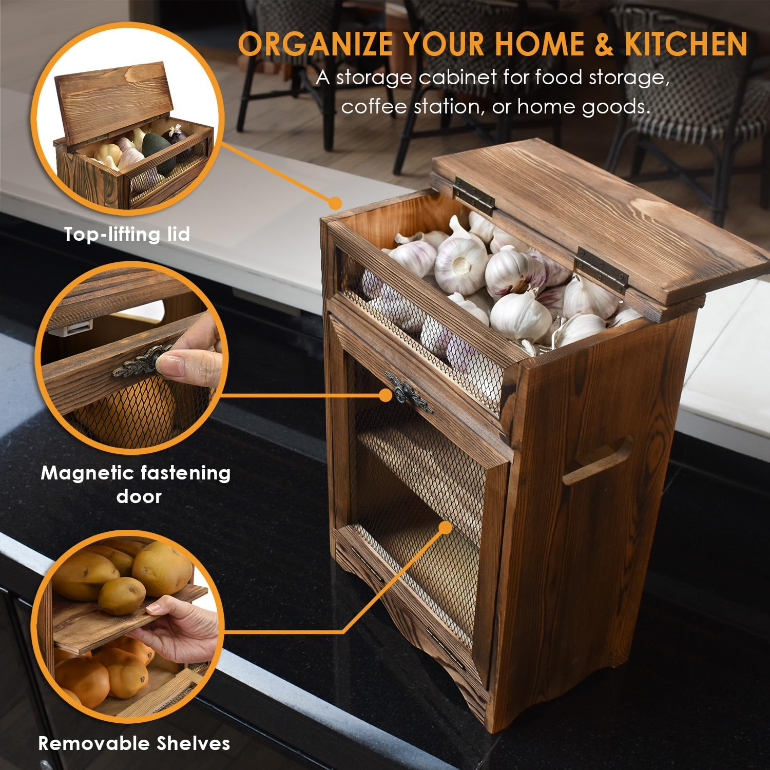 Ikee Design apertura superior para almacenamiento cómodo