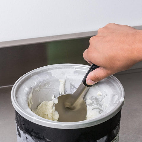 IKITO pala con cabezal plano para porciones uniformes de helado