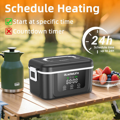 ikuchelife lonchera accesorios incluidos para comer fuera con comodidad.