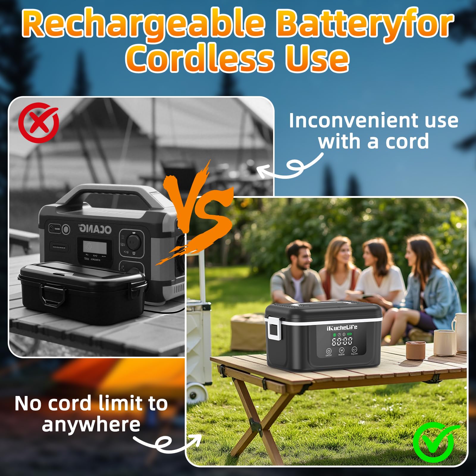 ikuchelife lonchera calentamiento programado para reservar hora de calentado.