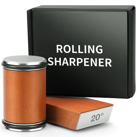 Ailanxin afilador rodillo para cuchillos con ángulos de 15 y 20 grados para un afilado preciso.