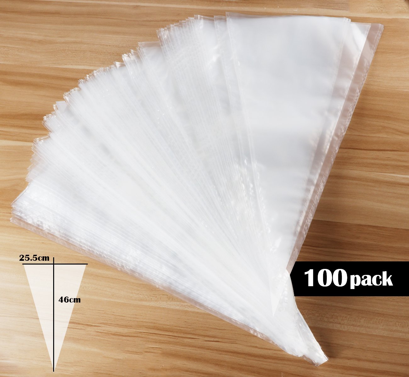 ilauke bolsas de manga desechables 18 pulgadas para colores intensos sin derrames