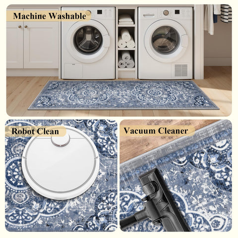 Alfombra de poliéster Ileading para uso diario en la cocina, durabilidad.