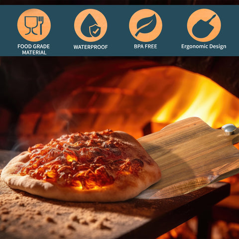 ILLIZONA pala de pizza multiuso, ideal para pan y calzones.
