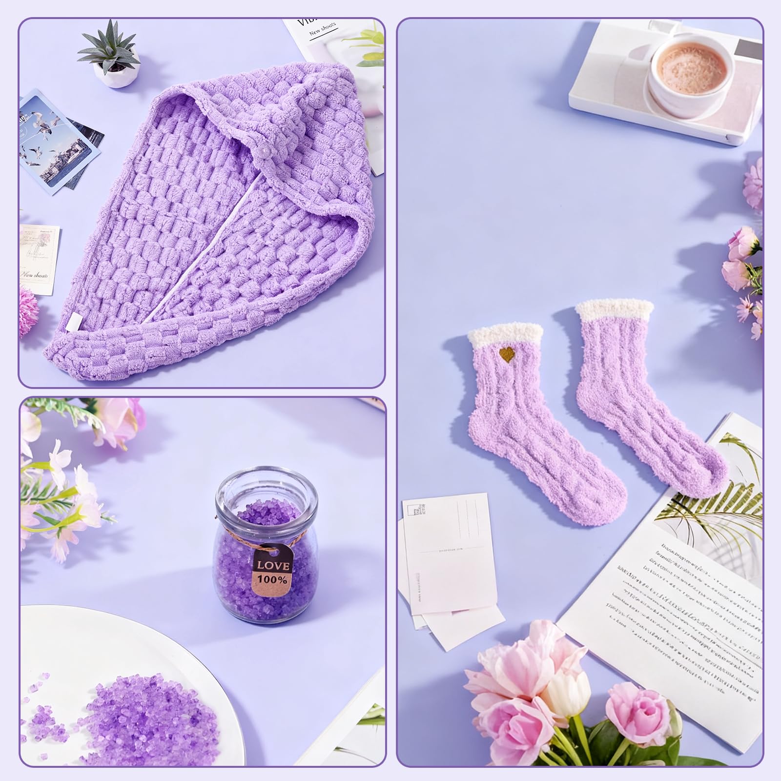 Conjunto de baño y vela ilohimpai, aromático y relajante.