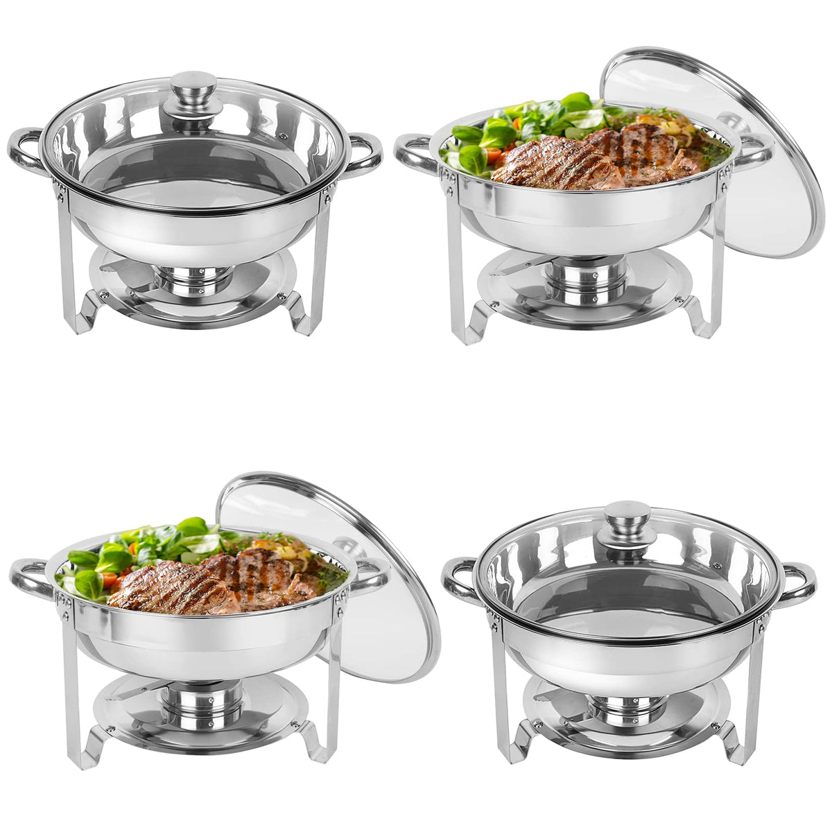 IMACONE chafer 4 piezas 5QT, ideal para banquetes y eventos