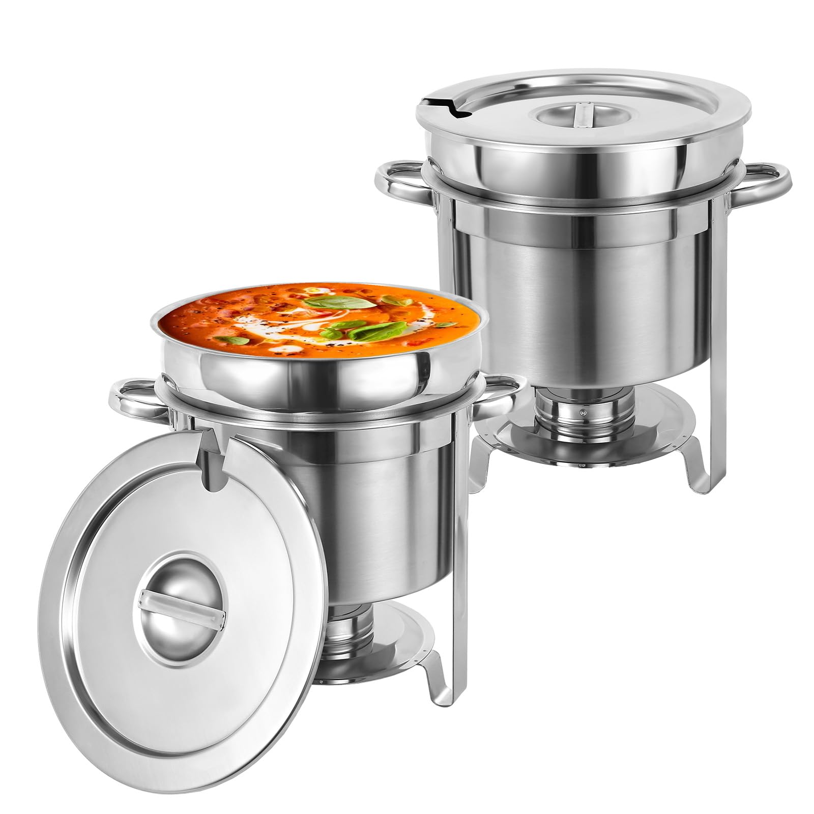 IMACONE chafer de sopa 11qt con dos unidades para catering.