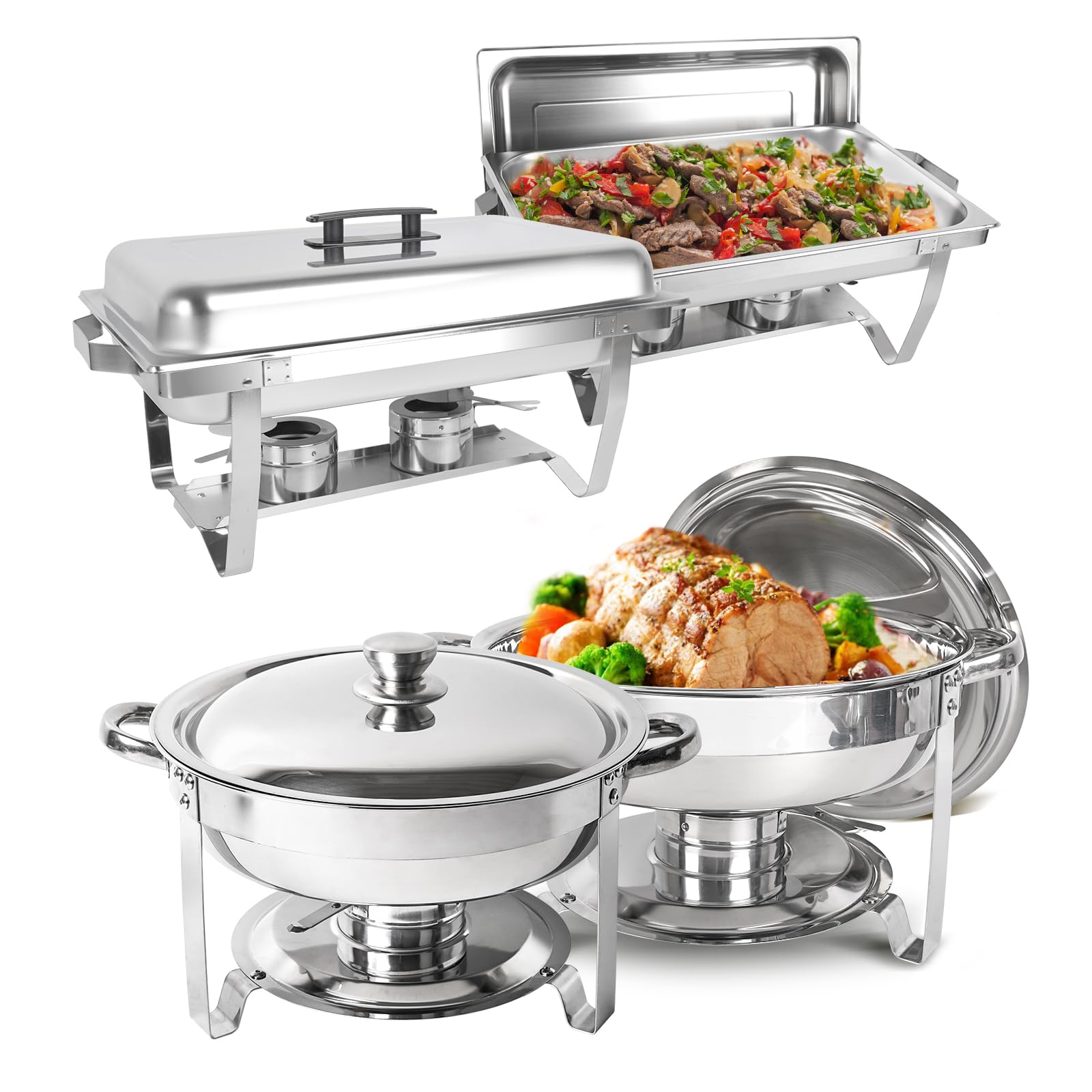 IMACONE: fuente caliente rectangular 8qt para buffets y servicio eficiente.