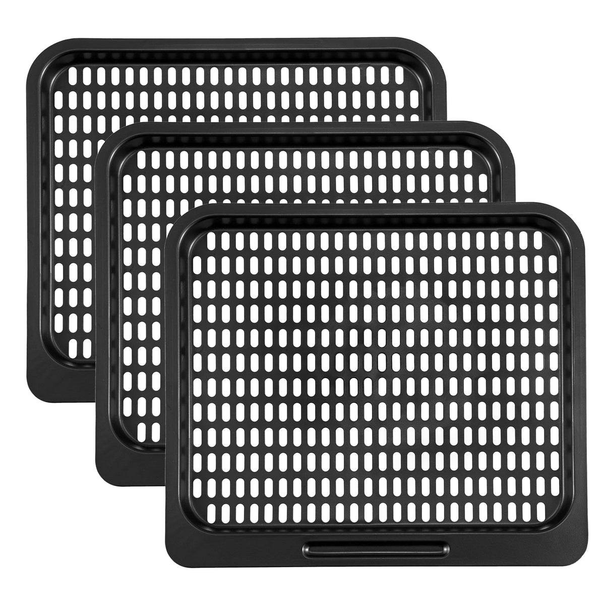 Croask Bandeja de Cocción para Instant Vortex Plus 10 Qt – 3 Piezas Repuestos para Innsky 10.6 Qt, Superficie Antiadherente