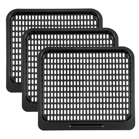 Croask Bandeja de Cocción para Instant Vortex Plus 10 Qt – 3 Piezas Repuestos para Innsky 10.6 Qt, Superficie Antiadherente