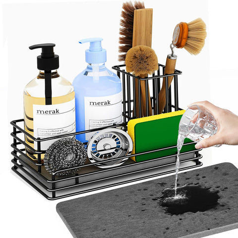 Yofidra Portaesponjas para Fregadero: Secado Instantáneo y Acero Inoxidable