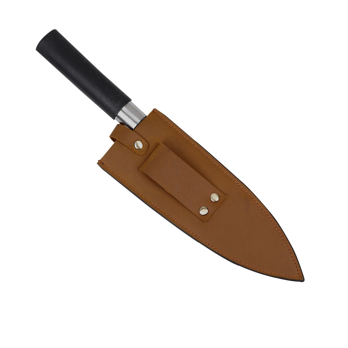 Qchengsan Funda para Cuchillo de Cuero Vacuno 8.2 x 2.2 pulgadas - Protección Universal para Cuchillos de Chef