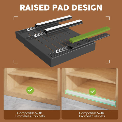 Seinloes 2 Pack Organizador Desplegable para Gabinete — 21