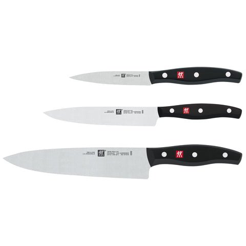 ZWILLING Twin Signature: Juego de 3 cuchillos para principiantes en la cocina