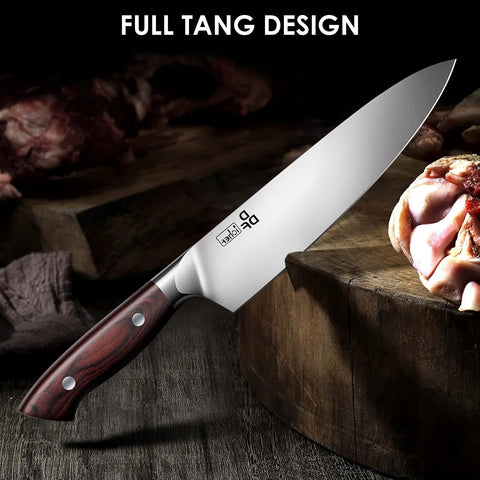 Conjunto de Cuchillos DDF iohEF 3 Piezas: Chef 8 pulgadas, Santoku 7 pulgadas y Pelador 3.75 pulgadas – Acero japonés