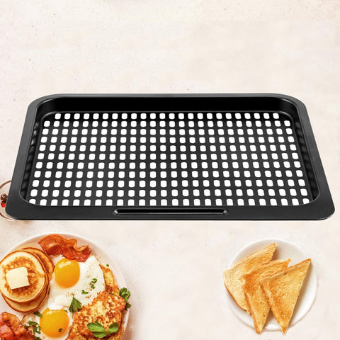 Croask Bandeja de Cocción para Instant Vortex Plus 10 Qt – 3 Piezas Repuestos para Innsky 10.6 Qt, Superficie Antiadherente