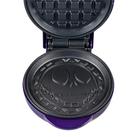 Uncanny Brands Mini Sartén para Gofres Jack Skellington – Pesadilla Antes de Navidad (licencia Disney)